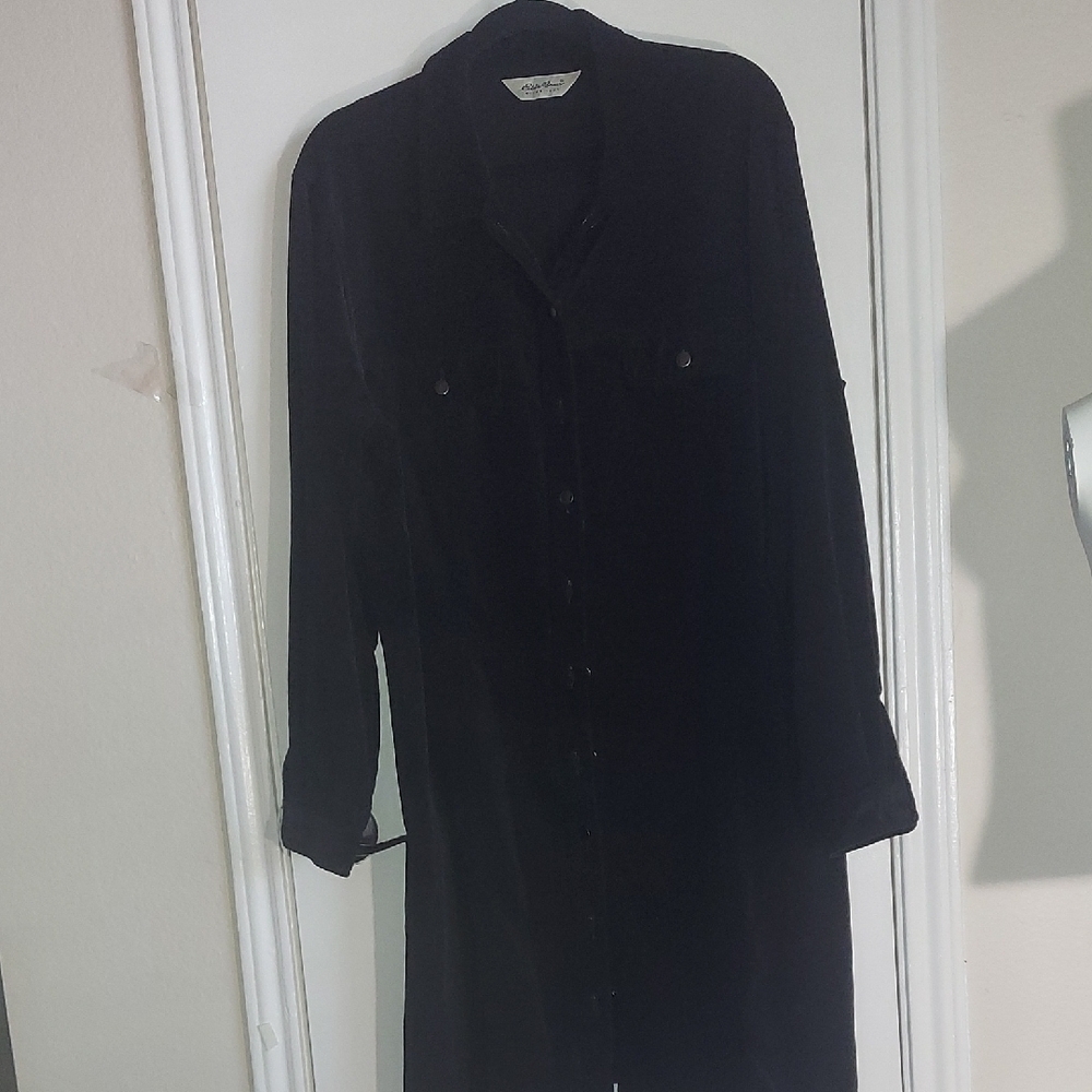 EDDIE BAUSER Black Long Sleeve Dress VERSATIL CHIC. MODERN - Picture 2 of 9